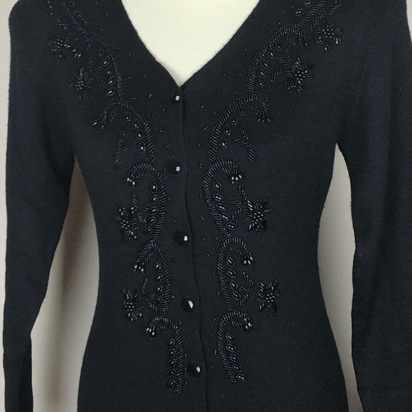 Carole Little Wool Long Sleeve Sweater Dress SP - Picture 3 of 8